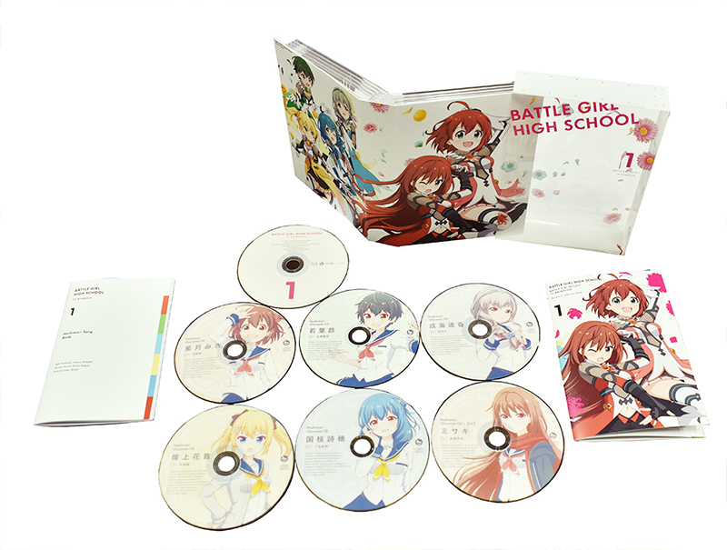 『バトルガール ハイスクール』Blu-ray＆DVD BOX 第1巻 発売情報