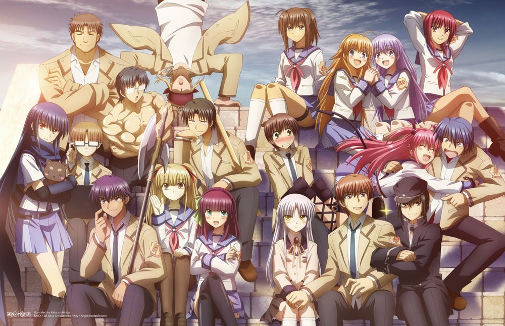 死後の世界で戦うコミカルで感動系の物語『Angel beats!』