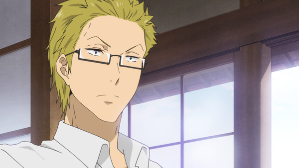 大人な、インテリ系。メガネの似合う男性キャラ。