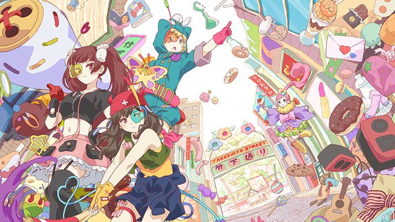 「原宿竹下通り商店会」が秋アニメ『URAHARA』公認へ!!